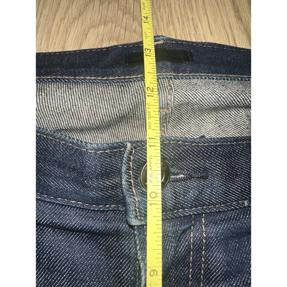 Uniqlo Slim Straight Stretch Selvedge Jeans Dark Wash 436848 36x27 - Picture 8 of 10